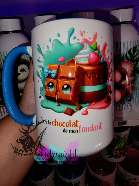 Tasse en céramique sur commande - Chocolat de mon Fondant