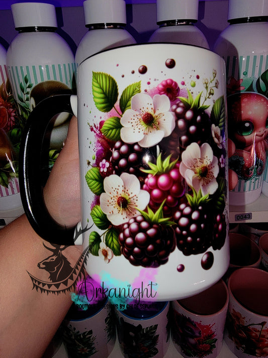 Tasse en céramique sur commande - Mûre