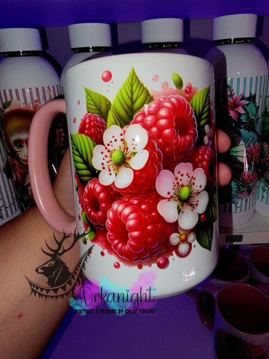 Tasse en céramique sur commande - Framboise