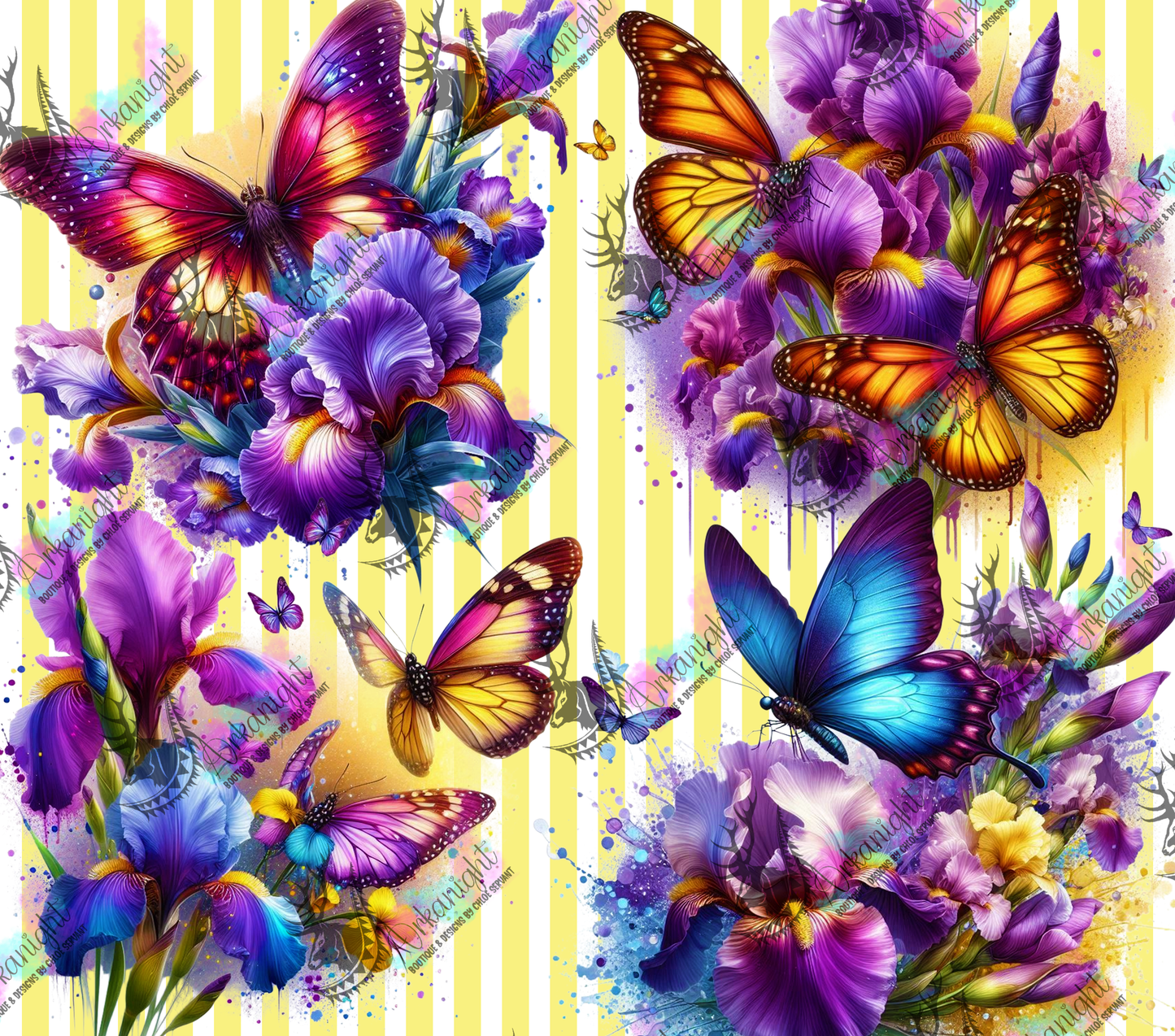 Numérique - Collection Monstera & Animals - Papillon