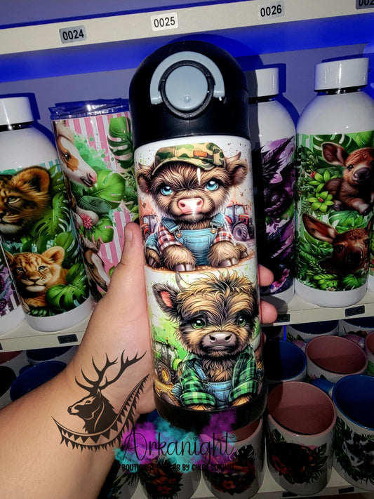 Gourde pour enfant - Sur Commande - Vaches Fermiers