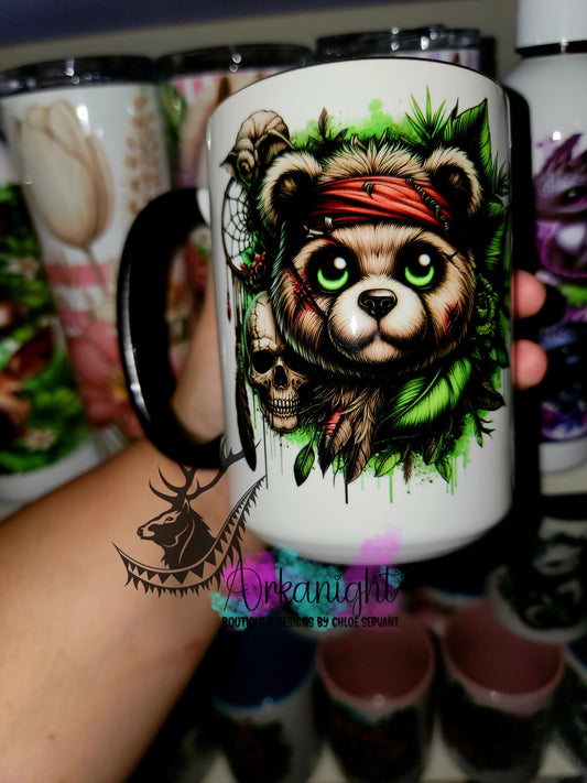 Tasse en céramique sur commande - Monsters & Ourson Horreur