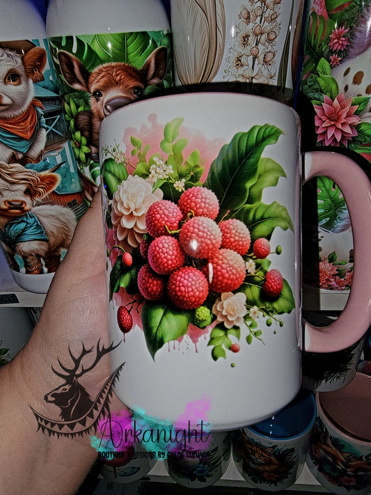 Tasse en céramique sur commande - Litchi