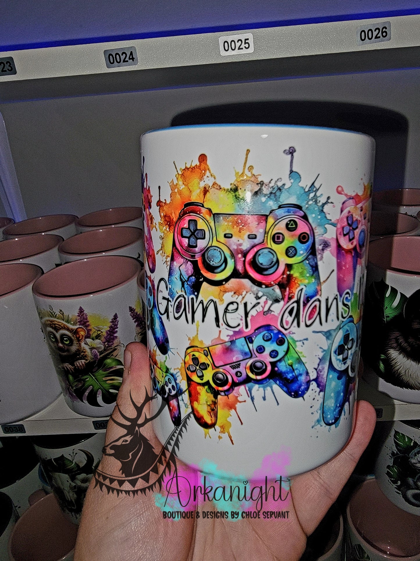 Tasse en céramique sur commande - Gamer dans l'âme