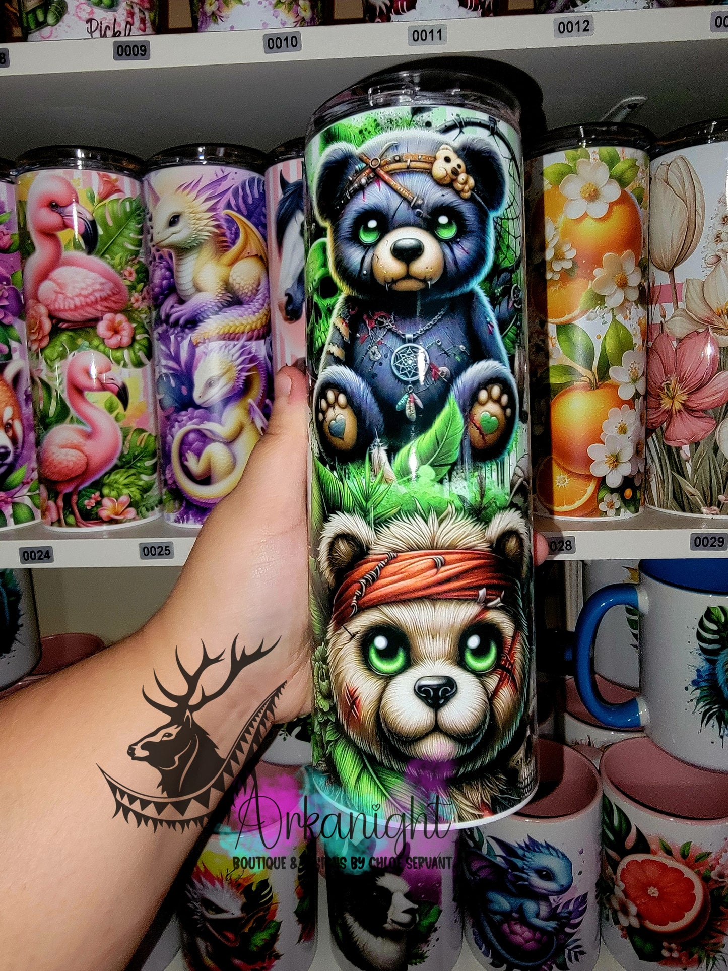 Gourde sur commande - Collection Monstera & Halloween 2025 - Ours