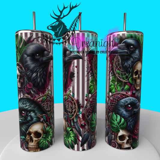 Gourde sur commande - Collection Monstera & Halloween 2025 - Corbeau