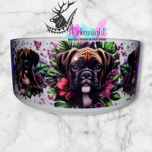 Gamelle en céramique sur commande - Bébé Boxer