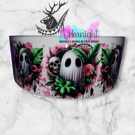Gamelle en céramique sur commande - Fantome Rose