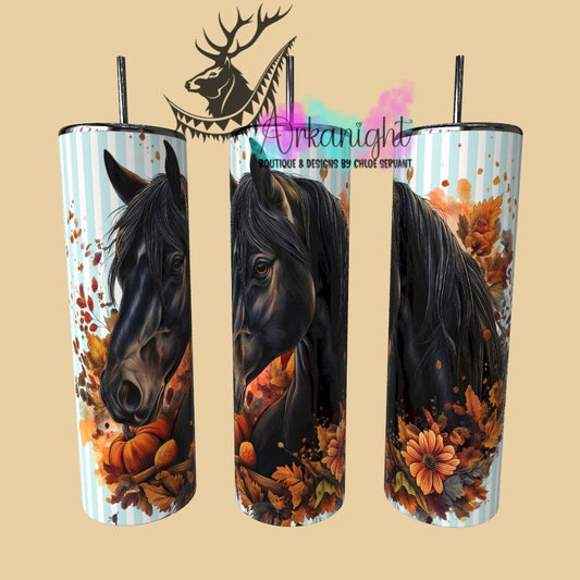 Gourde sur commande - Collection Automne 2025 - Cheval Noir