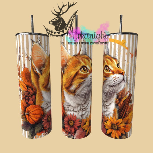 Gourde sur commande - Collection Automne 2025 - Chat Roux