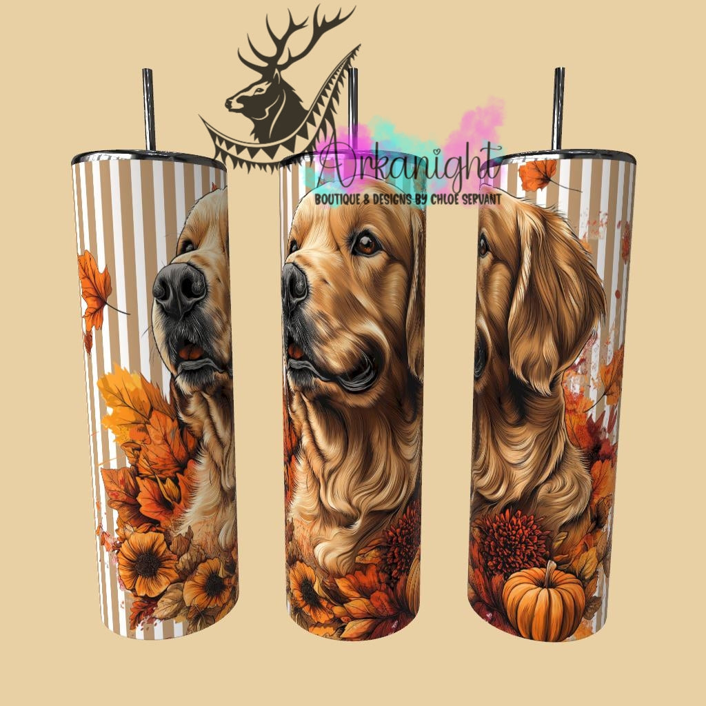 Gourde sur commande - Collection Automne 2025 - Golden Retriever