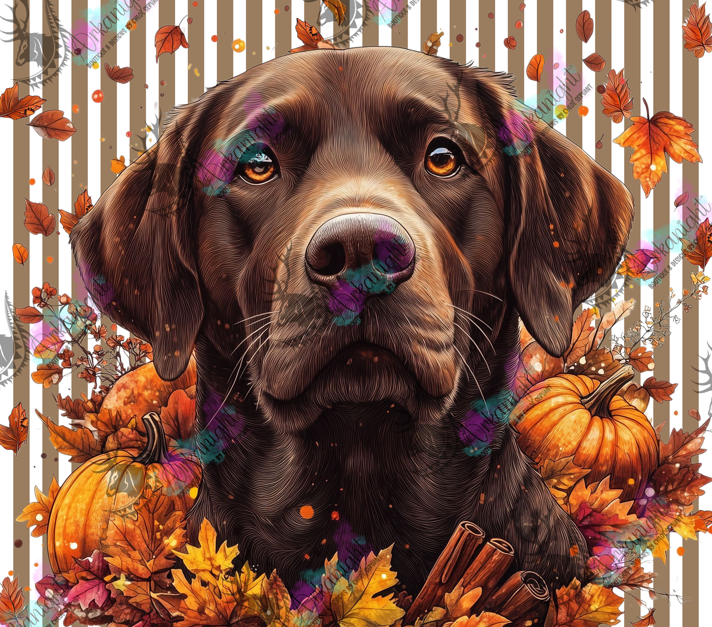 Numérique - Collection Monstera & Automne 2025 - Labrador Brun