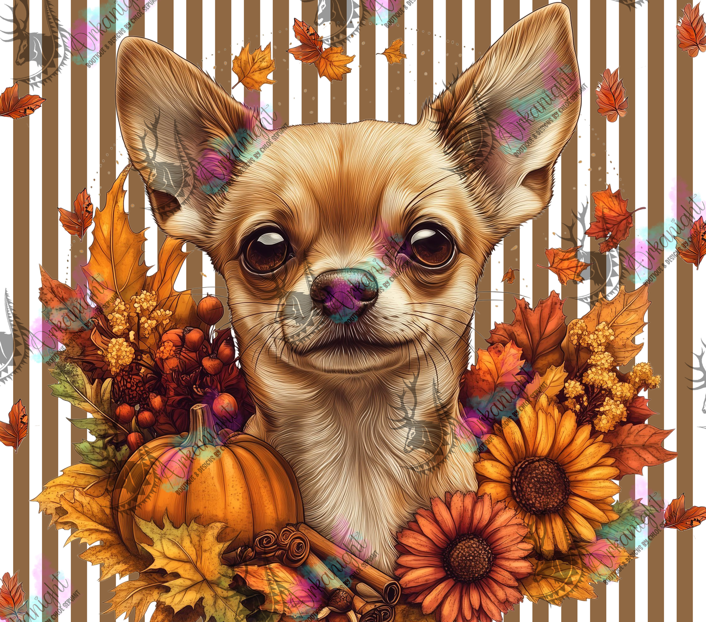 Numérique - Collection Monstera & Automne 2025 - Chihuahua Blond