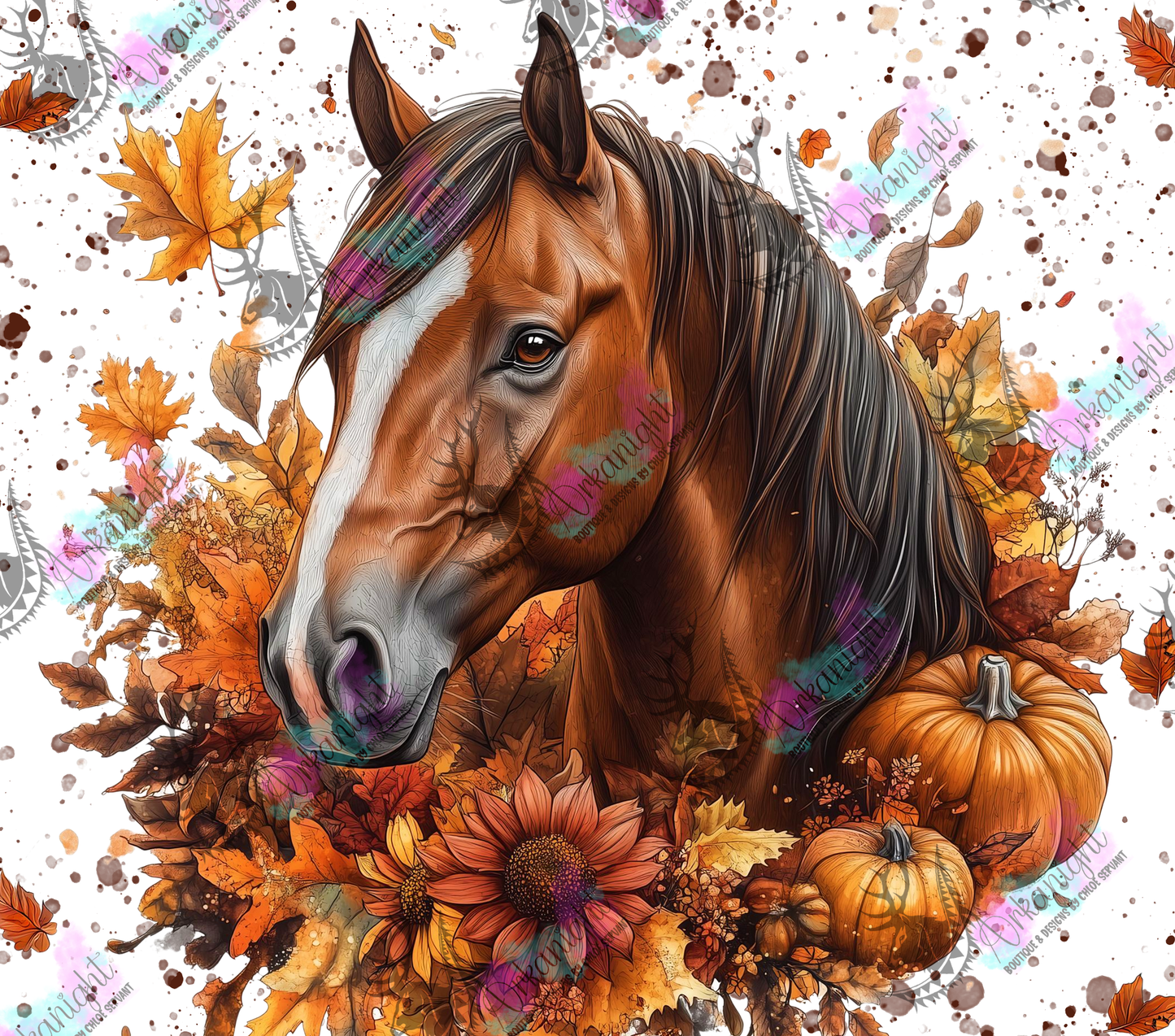 Numérique - Collection Monstera & Automne 2025 - Cheval Brun