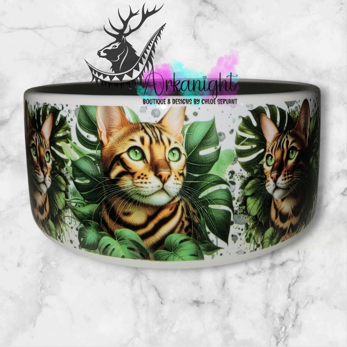 Gamelle en céramique sur commande - Bengal