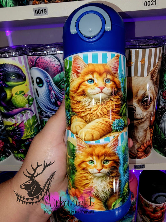 Gourde pour enfant - Sur Commande - Bébé Mainecoon Roux