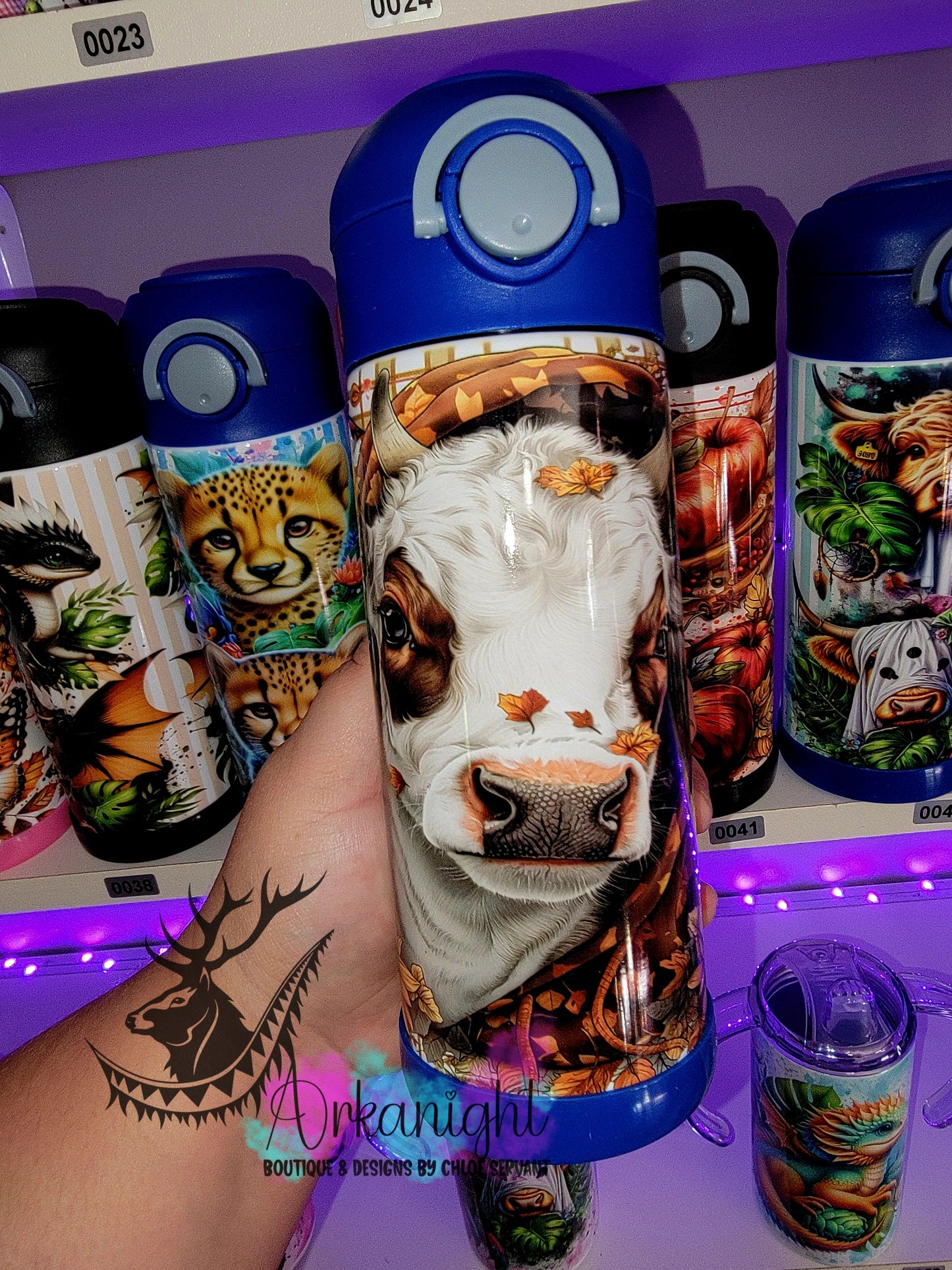 Gourde pour enfant - Sur Commande - Vache D'automne