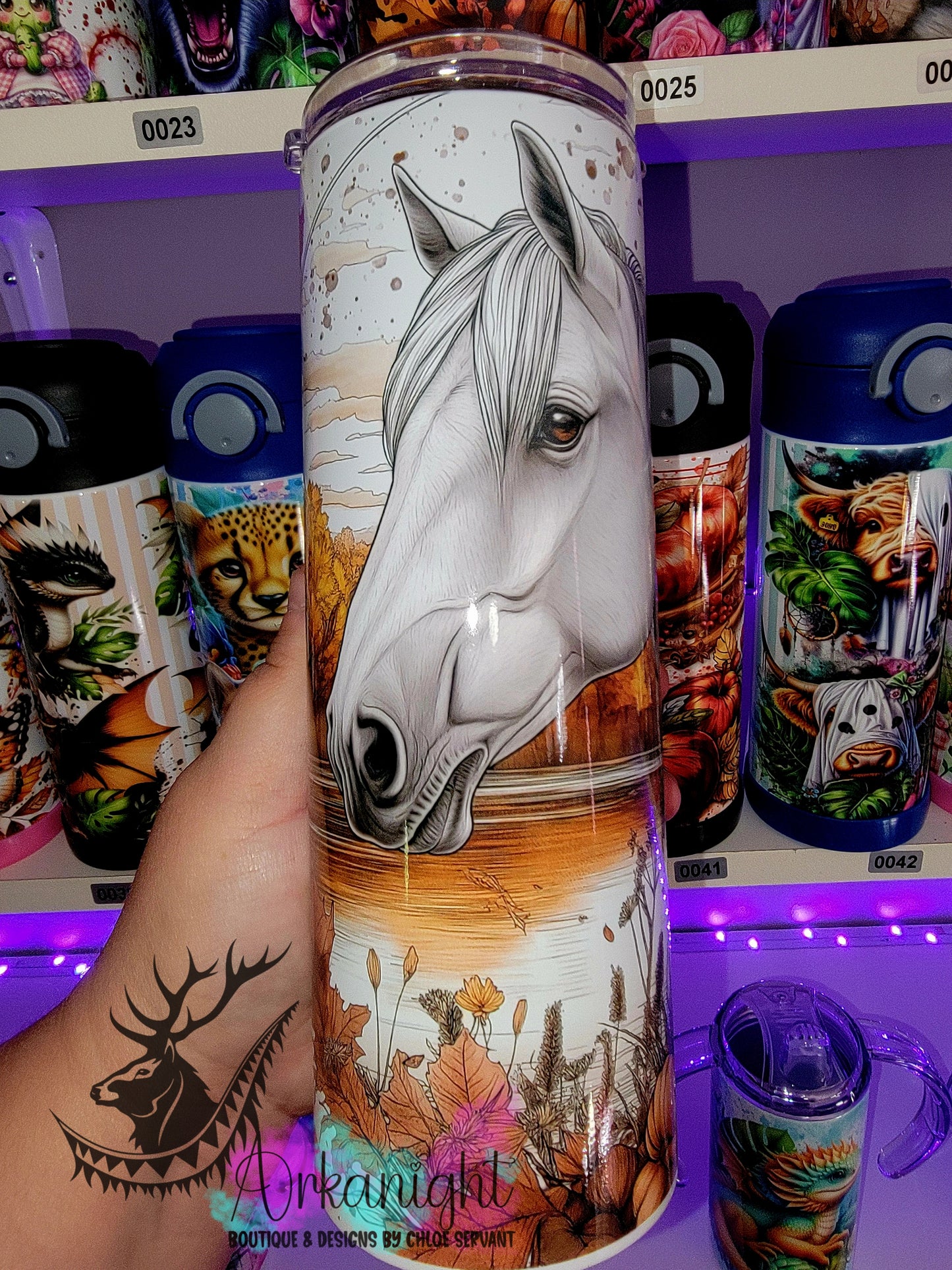 Gourde sur commande - Collection Automne 2025 - Cheval Blanc - 01