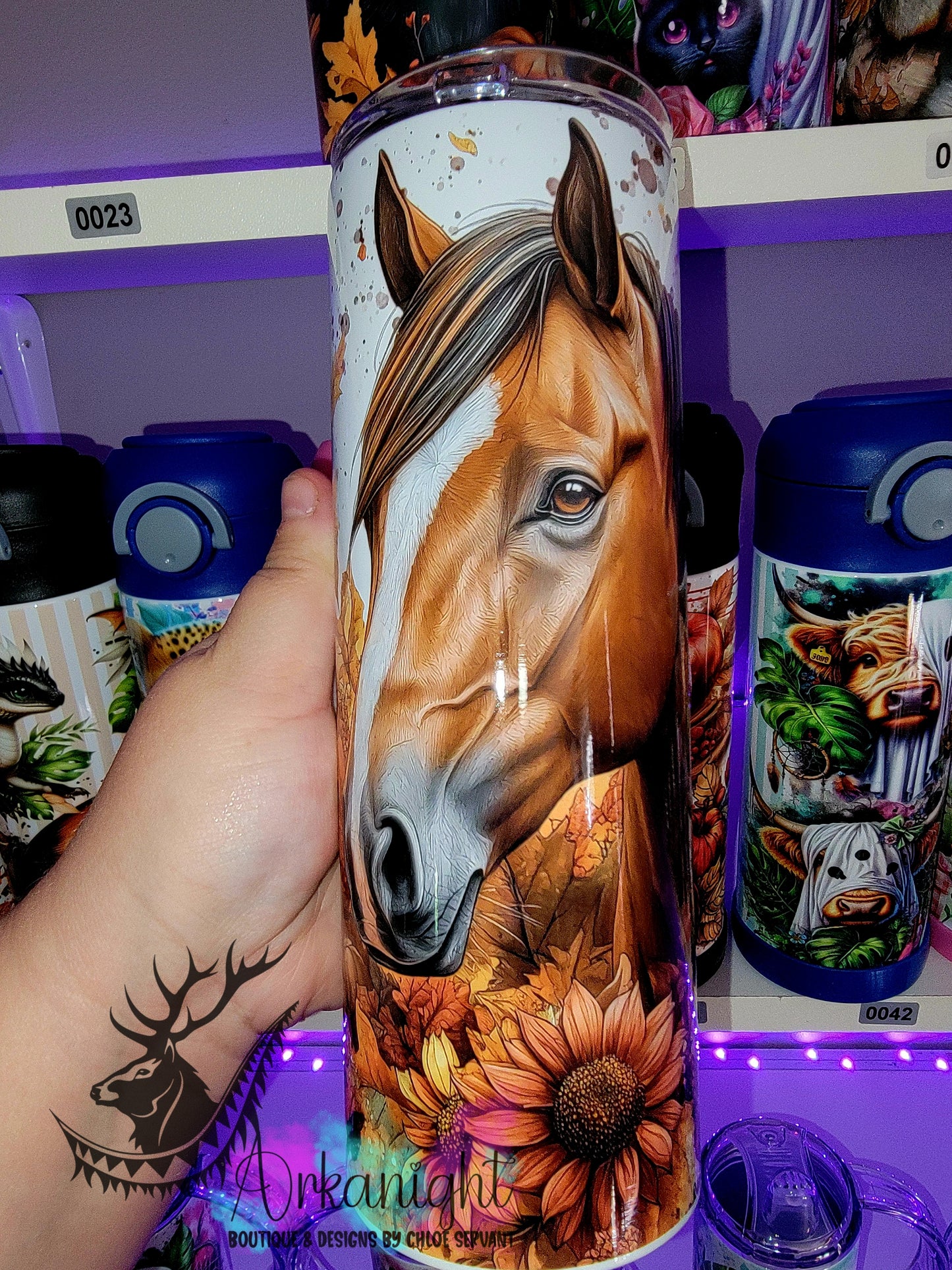 Gourde sur commande - Collection Automne 2025 - Cheval Brun