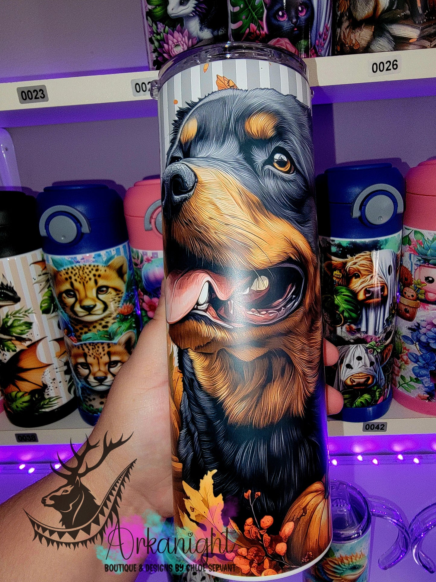 Gourde sur commande - Collection Automne 2025 - Rottweiler