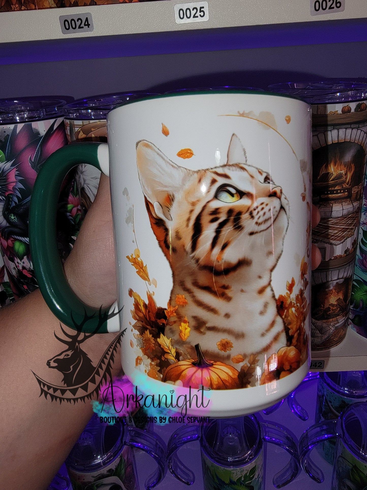 Tasse en céramique sur commande - Collection Automne - Bengal Snow