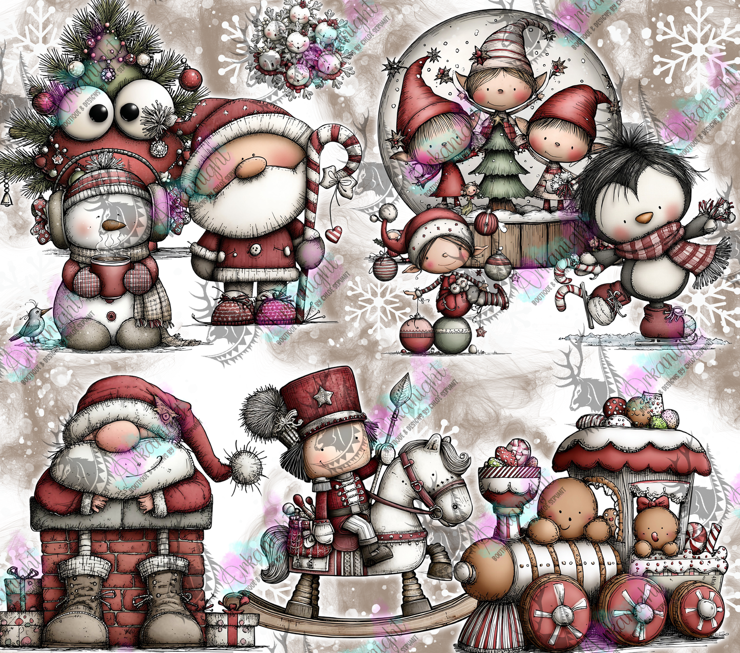 Numérique - Collection Hiver & Noël 2025 Vintage - 06