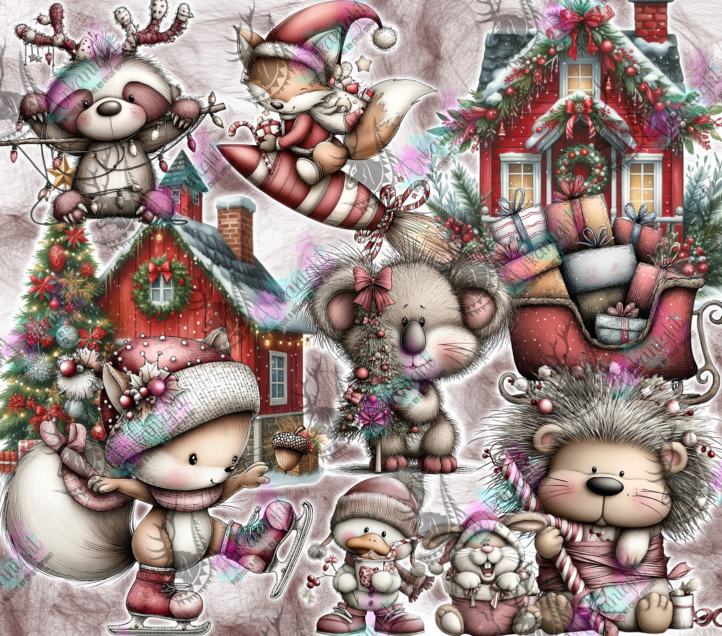 Numérique - Collection Hiver & Noël 2025 Vintage - 07