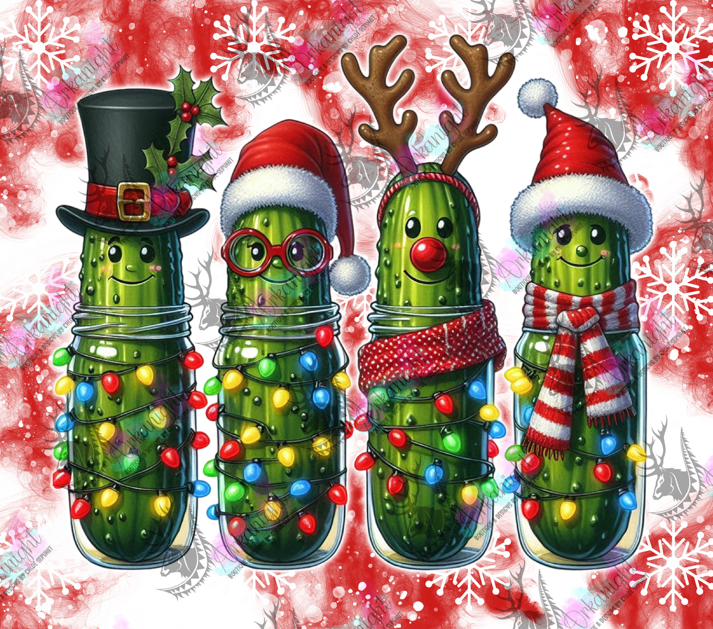 Numérique - Collection Hiver & Noël  2025 - Cornichons pour Noël