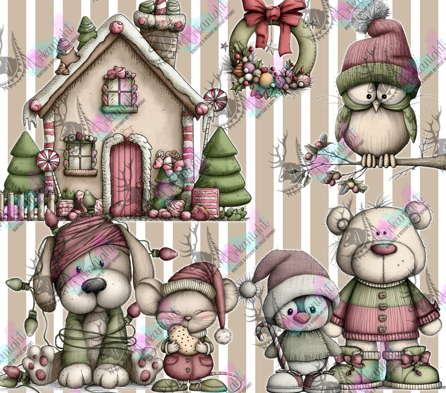 Numérique - Collection Hiver & Noël 2025 Vintage - 08