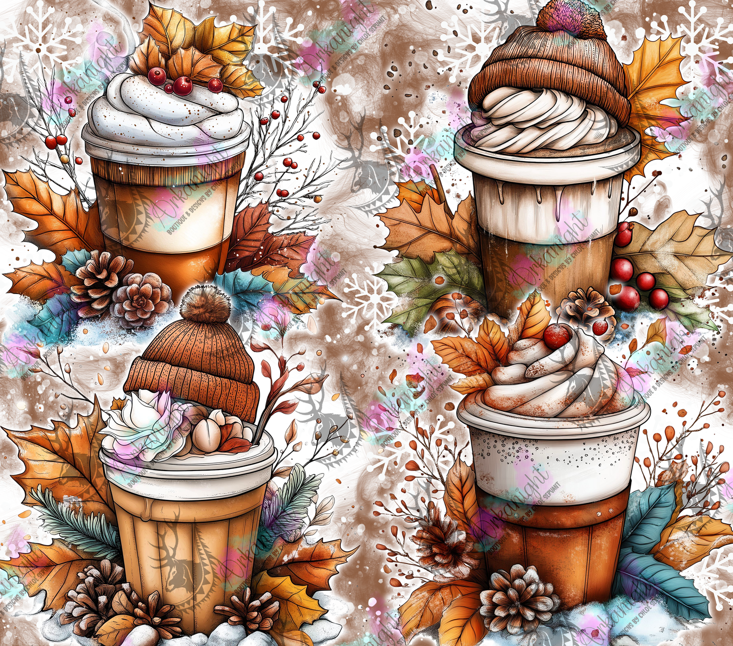 Numérique - Collection Hiver & Noël  2025 - Café D'hiver