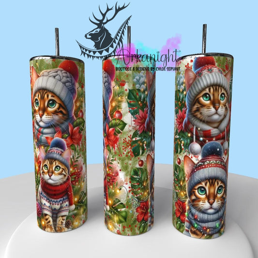 Numérique - Collection Hiver, Monstera & Chats - Bengal