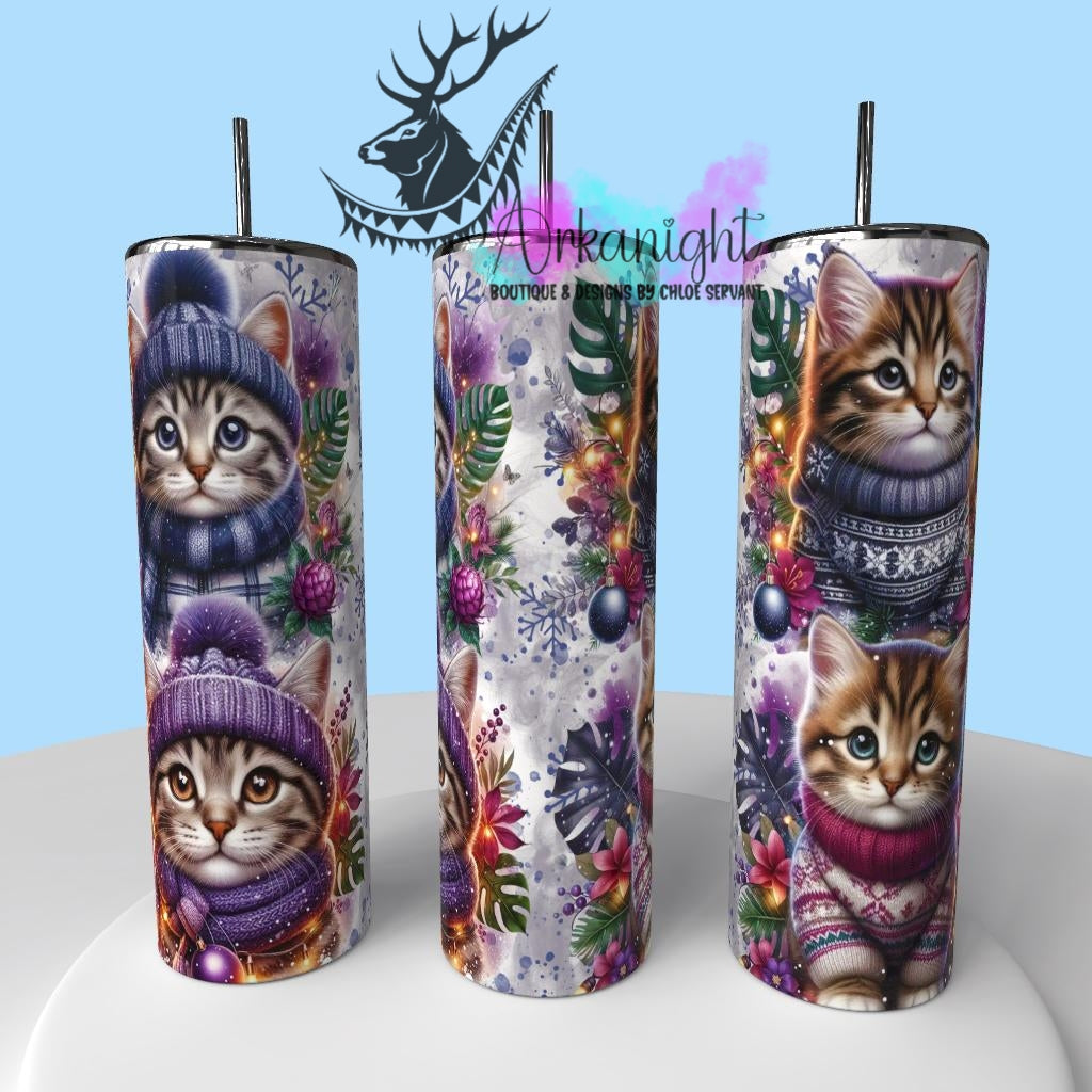 Numérique - Collection Hiver, Monstera & Chats - Chaton Tabby