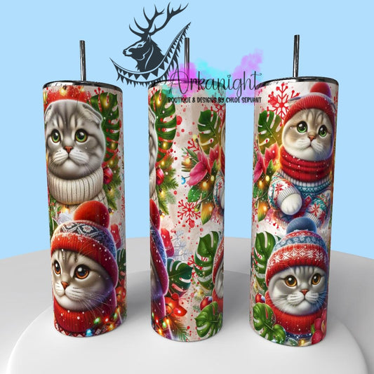 Numérique - Collection Hiver, Monstera & Chats - Scottish Fold