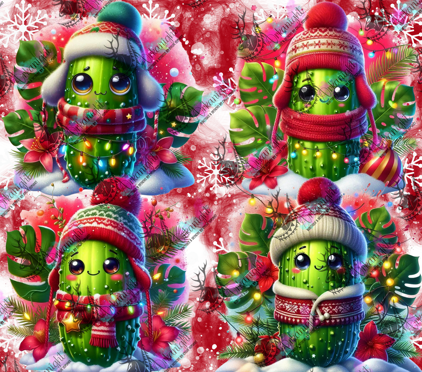 Numérique - Collection Hiver & Noël  2025 - Cornichons Rouges