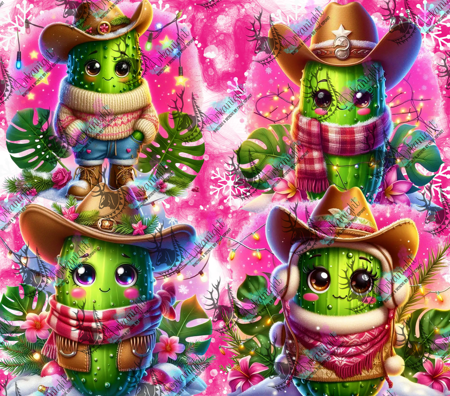 Numérique - Collection Hiver & Noël  2025 - Cornichons & Cowgirl