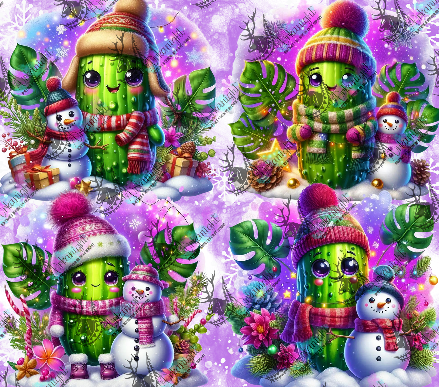 Numérique - Collection Hiver & Noël  2025 - Cornichons & Snowman