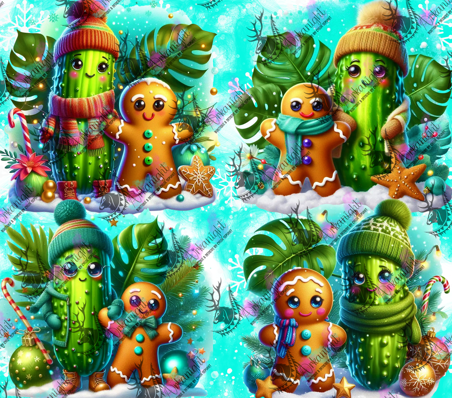 Numérique - Collection Hiver & Noël  2025 - Cornichons & Gingerbread man