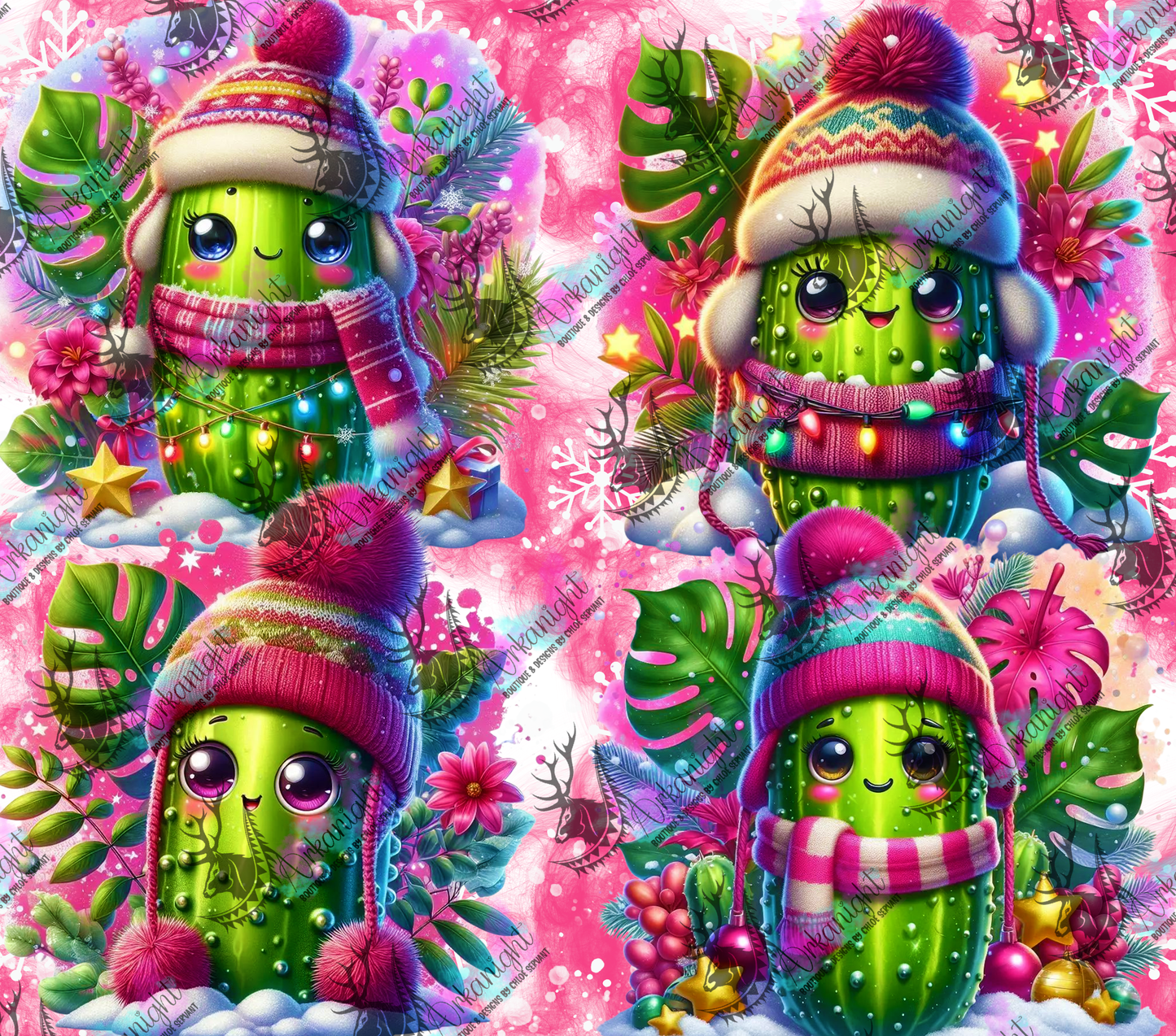 Numérique - Collection Hiver & Noël  2025 - Cornichons Roses