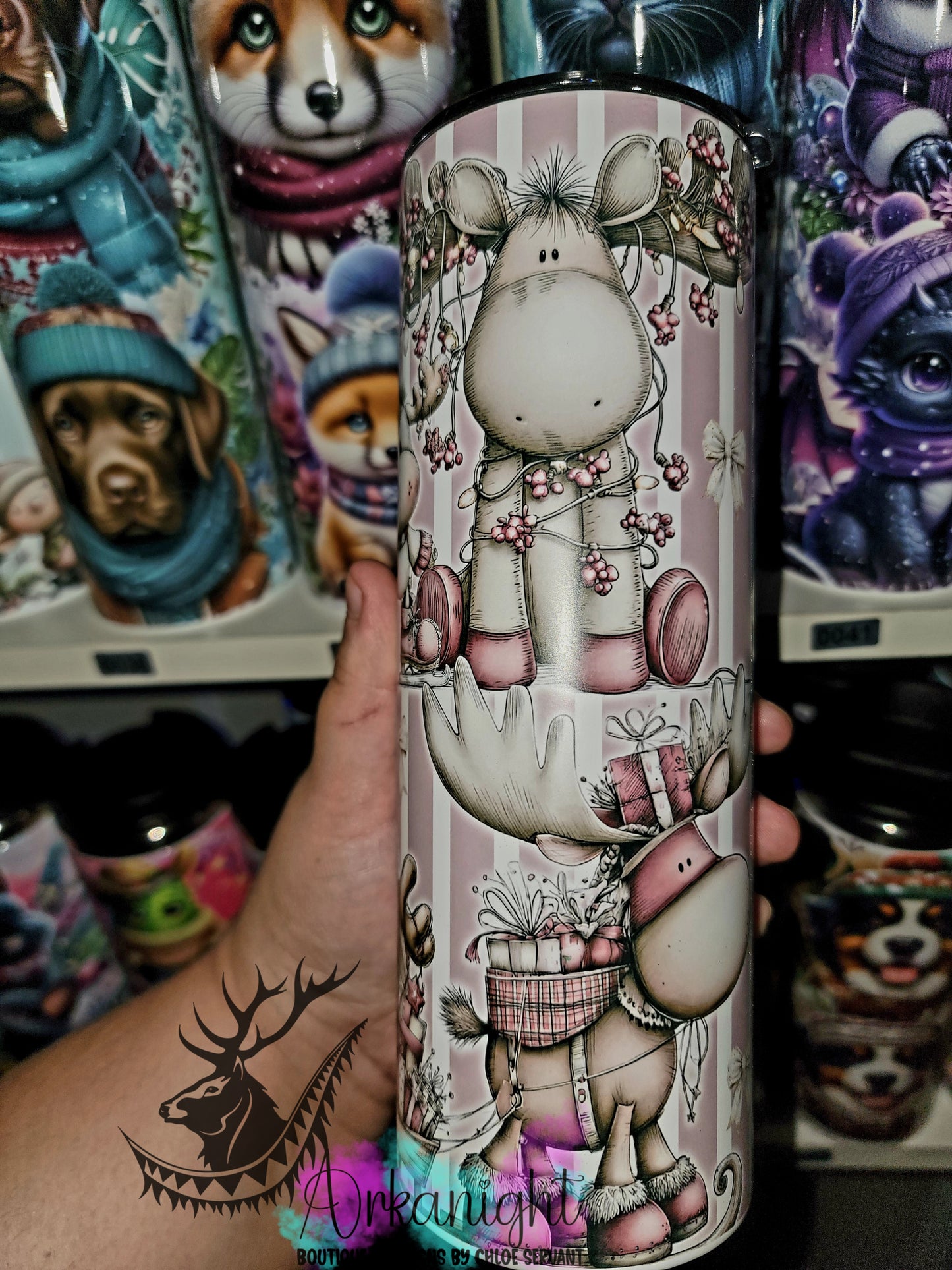 Numérique - Collection Hiver & Noël 2025 Vintage - Orignaux Festifs-02