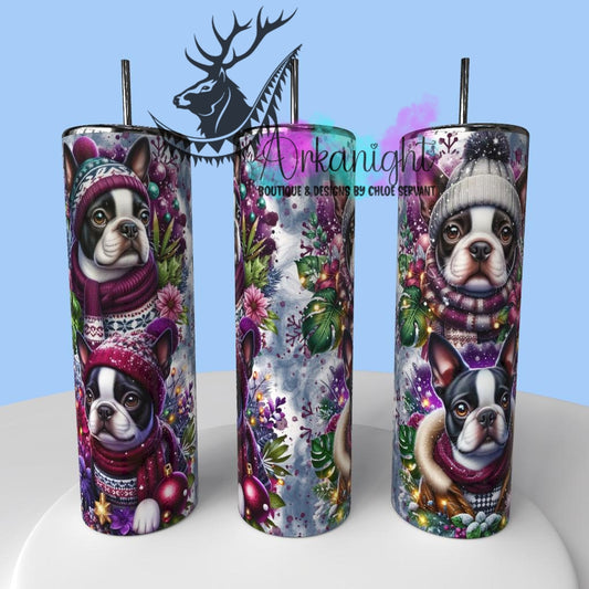 Gourde sur commande - Collection Hiver & Monstera 2025 - Boston Terrier