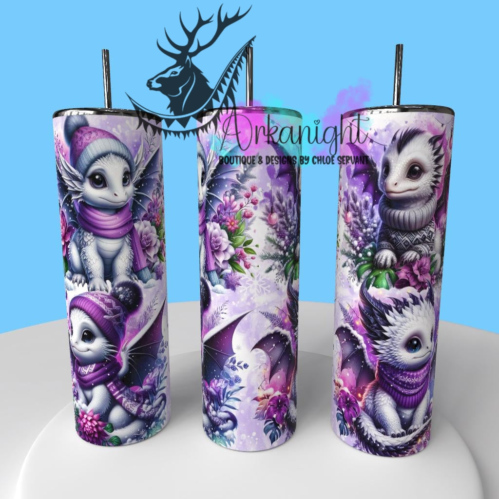 Numérique - Collection Hiver, Monstera & Dragon 2025 - Blanc, Noir & Lilas