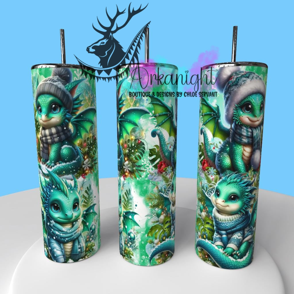 Numérique - Collection Hiver, Monstera & Dragon 2025 - Vert & Turquoise