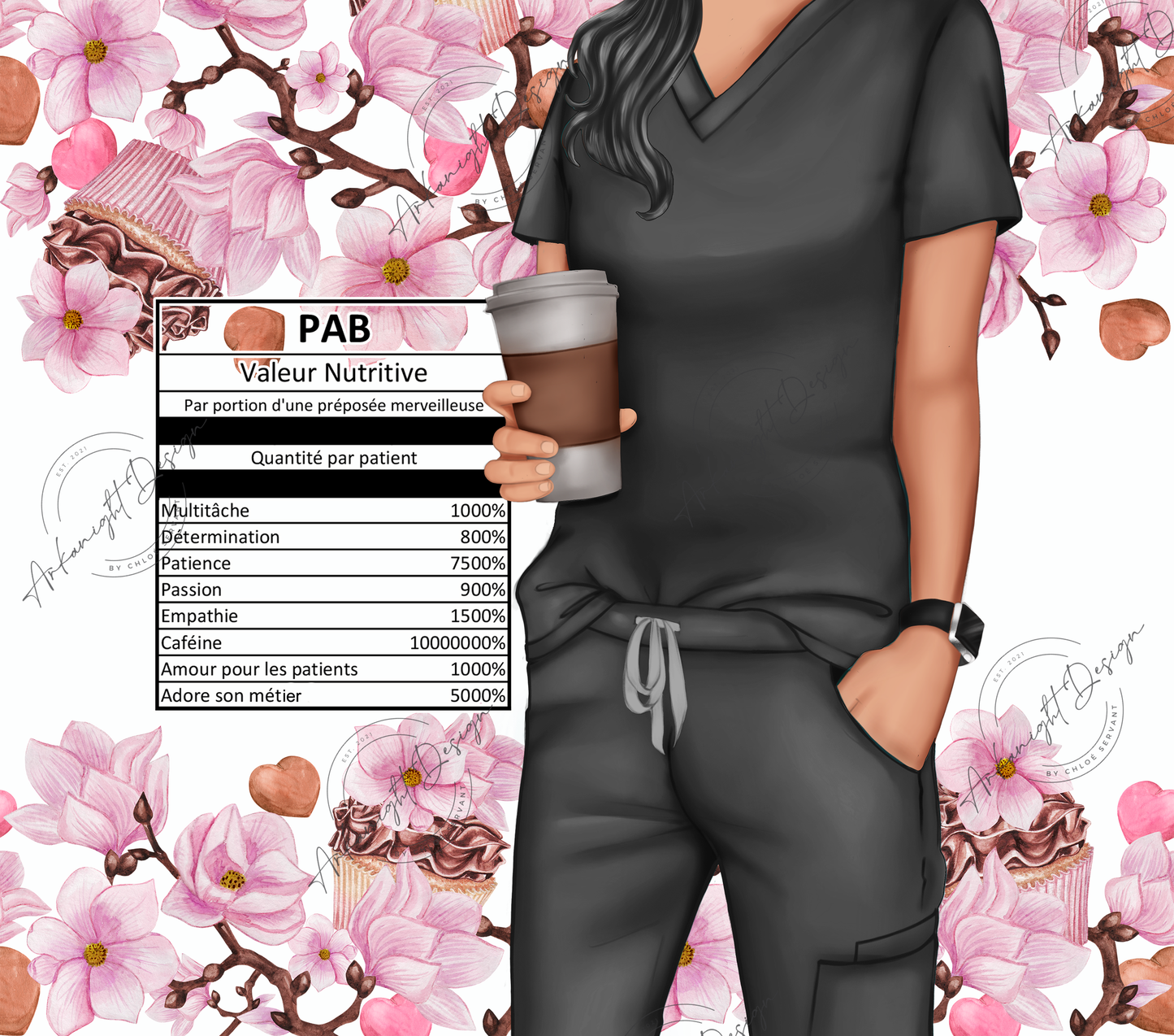 PAB -2.0.3-Femme Blanche-Noire