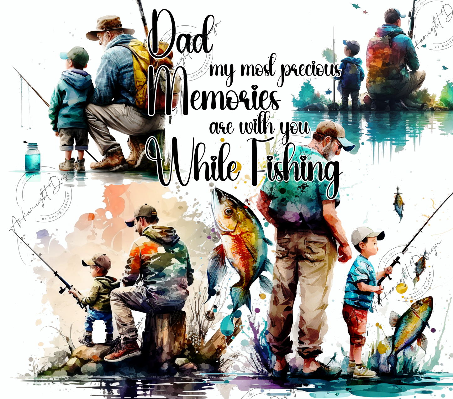 Dad & Son - Fishing