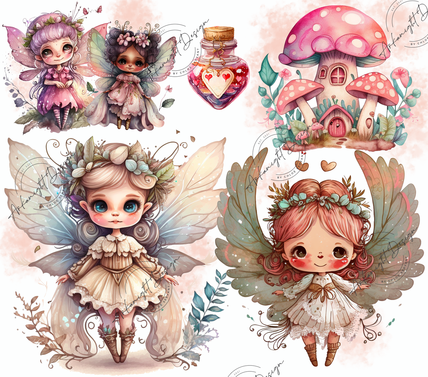 Little white fairies -5