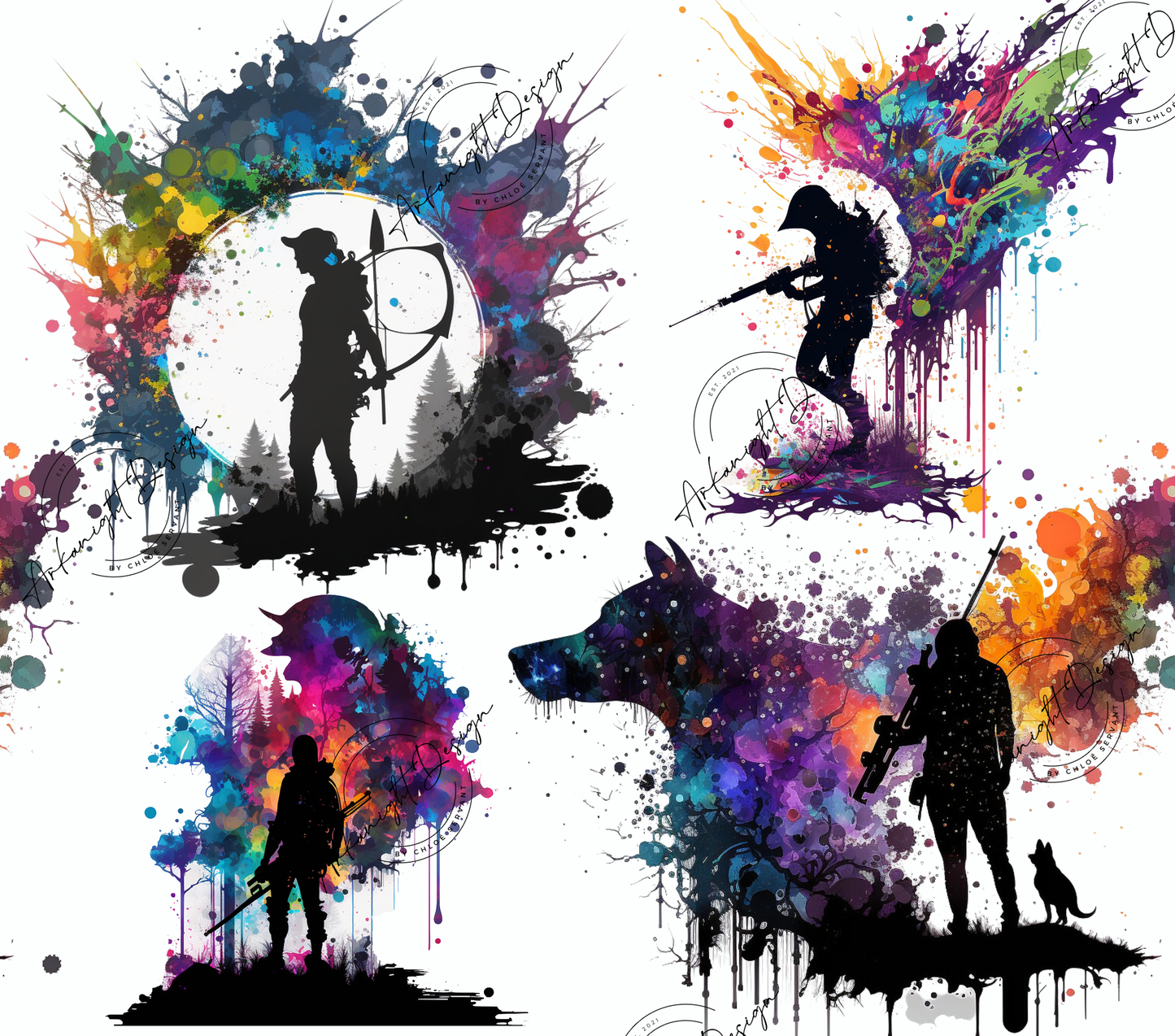 Promo Watercolor - 8 designs numériques