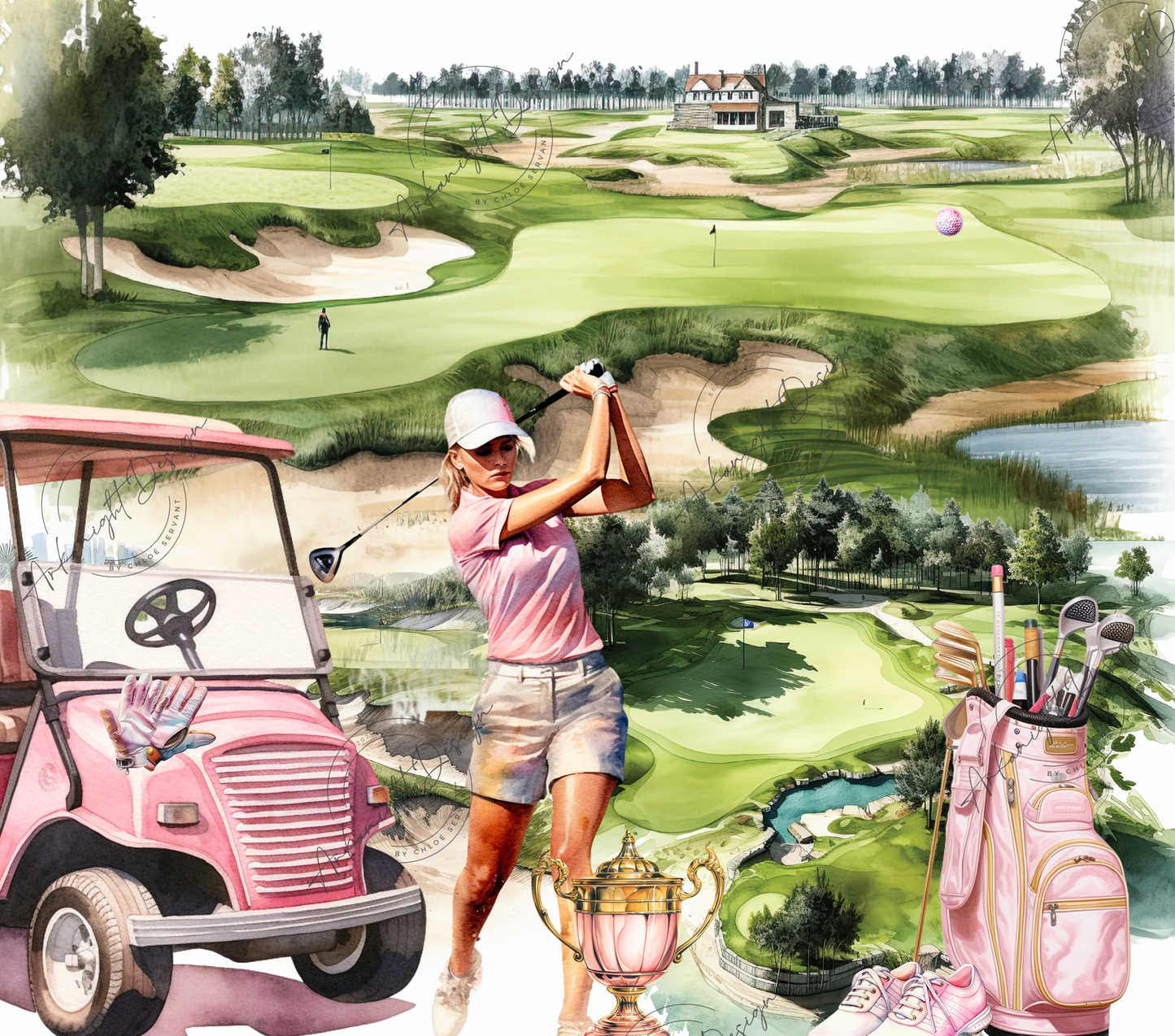 Pink Golf