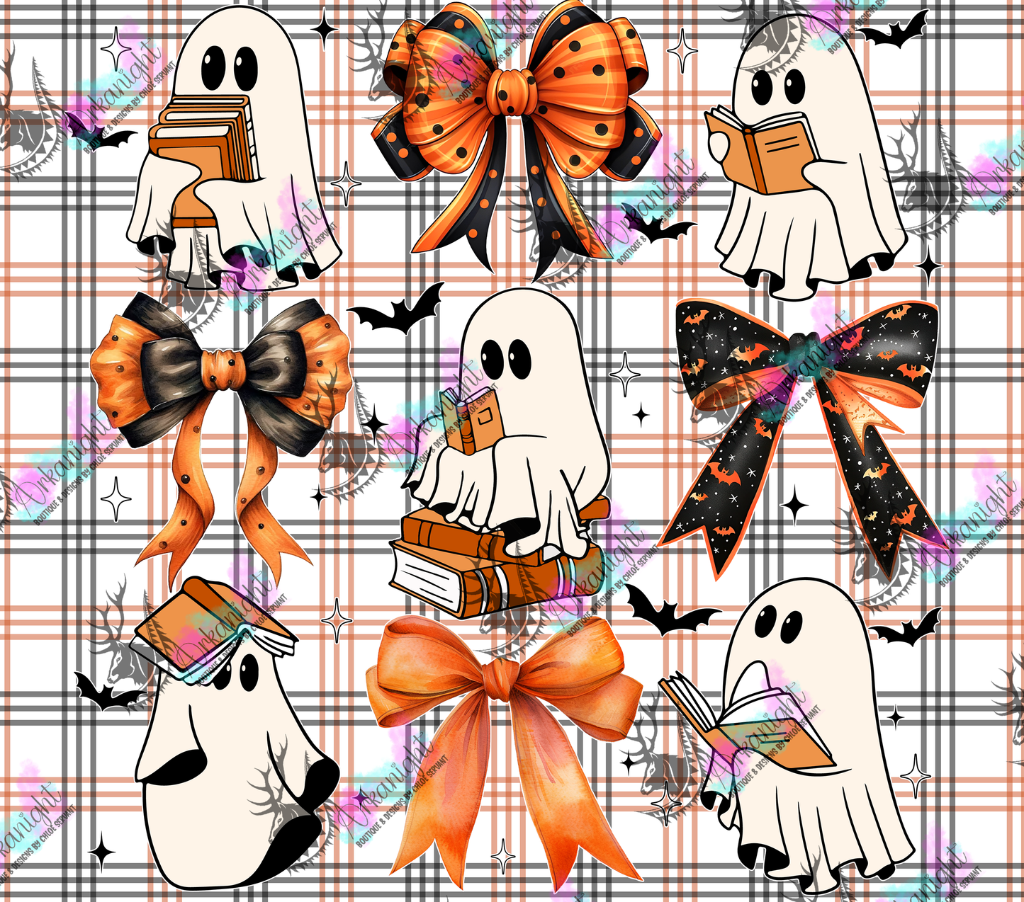 Numérique - Autumn 2024 - Orange/Black Ghost and bows