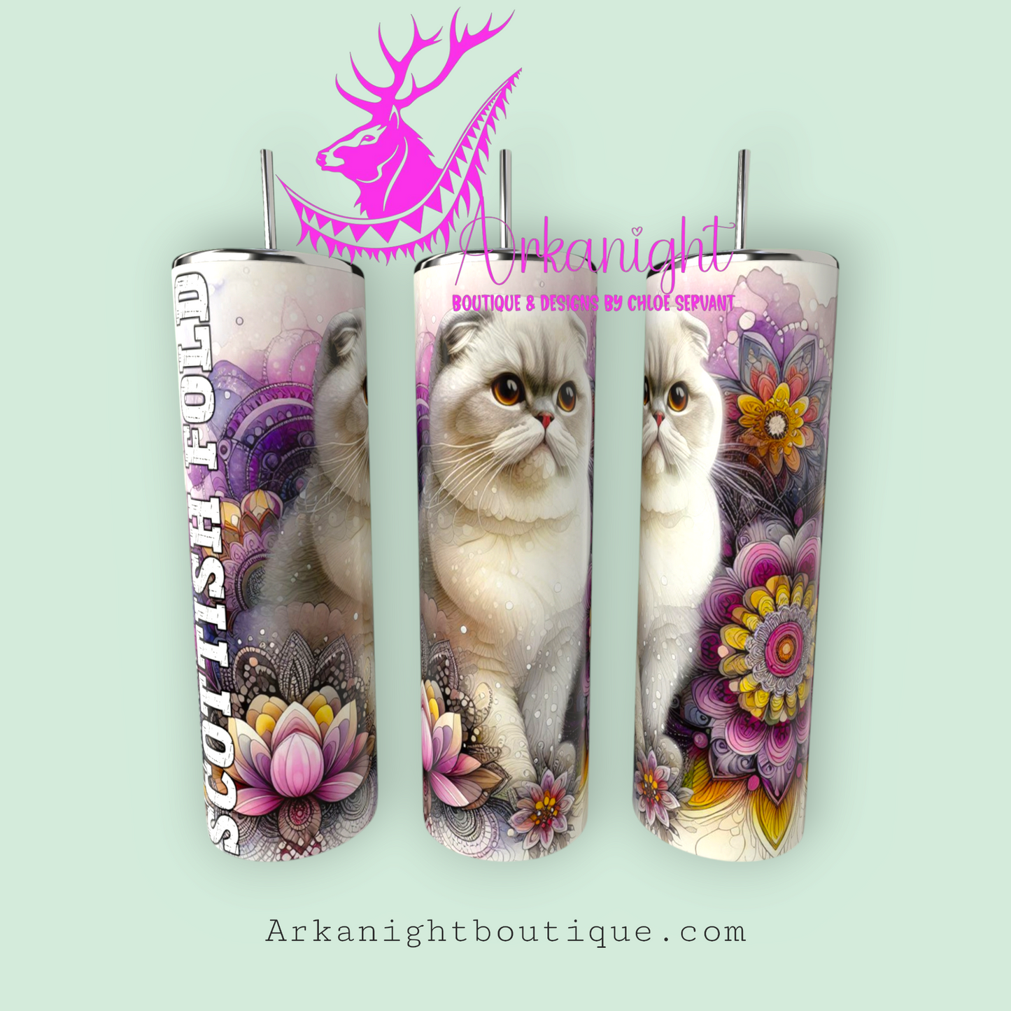 Numérique - Maman de Scottish Fold - Mandalas - 03