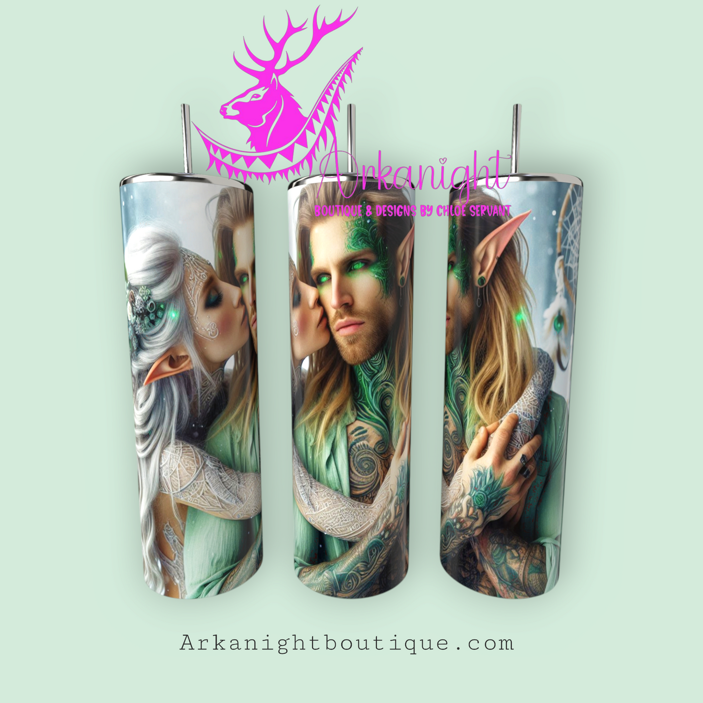 Gourde sur commande - Collection Elfiques - 18